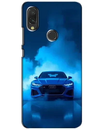 Чехол для Xiaomi Redmi 7 с картинкой «Audi — голубая энергия»