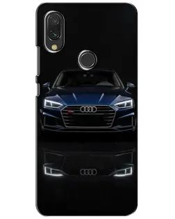 Чехол для Xiaomi Redmi 7 с картинкой «Audi — ночное отражение»