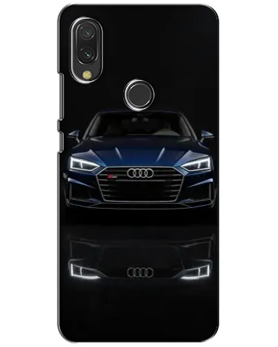 Чехол для Xiaomi Redmi 7 с картинкой «Audi — ночное отражение»