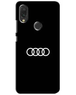 Чехол для Xiaomi Redmi 7 с картинкой «Audi White Logo»