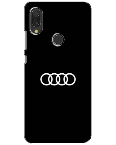 Чехол для Xiaomi Redmi 7 с картинкой «Audi White Logo»