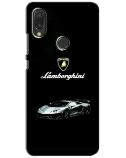 Чехол для Xiaomi Redmi 7 с картинкой «Логотип Lamborghini классика»