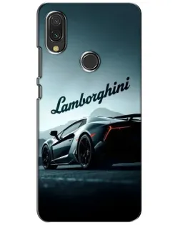 Чехол для Xiaomi Redmi 7 с картинкой «Классическая надпись Lamborghini»