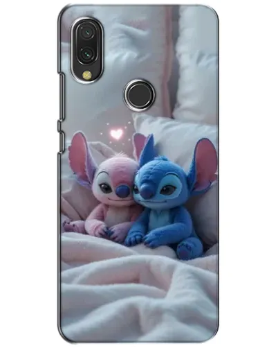 Чехол для Xiaomi Redmi 7 с картинкой «Плюшевые Стич Ангел»