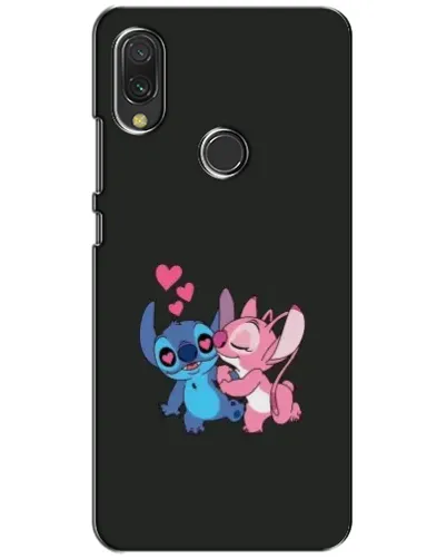 Чехол для Xiaomi Redmi 7 с картинкой «Анжел целует Стича»