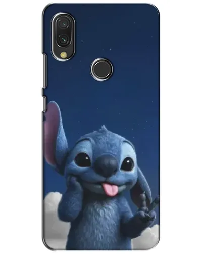 Чехол для Xiaomi Redmi 7 с картинкой «Стич в облаках»