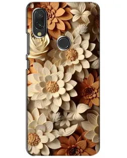 Чохол для Xiaomi Redmi 7 з картинкою «Бежевий флористичний декор» Чохол для Xiaomi Redmi 7 з картинкою «Бежевий флористичний декор»