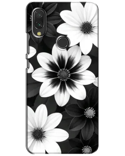 Чохол для Xiaomi Redmi 7 з картинкою «Монохромні айстри» Чохол для Xiaomi Redmi 7 з картинкою «Монохромні айстри»
