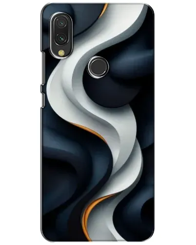 Чохол для Xiaomi Redmi 7 з картинкою «Об'ємні чорно-білі стрічки» Чохол для Xiaomi Redmi 7 з картинкою «Об'ємні чорно-білі стрічки»