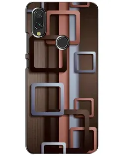Чехол для Xiaomi Redmi 7 с картинкой «Коричневые объемные квадраты» Чехол для Xiaomi Redmi 7 с картинкой «Коричневые объемные квадраты»