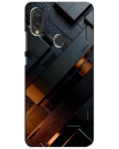 Чохол для Xiaomi Redmi 7 з картинкою «Чорні геометричні блоки» Чохол для Xiaomi Redmi 7 з картинкою «Чорні геометричні блоки»