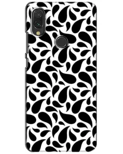 Чехол для Xiaomi Redmi 7 с картинкой «Контрастные черные капли» Чехол для Xiaomi Redmi 7 с картинкой «Контрастные черные капли»