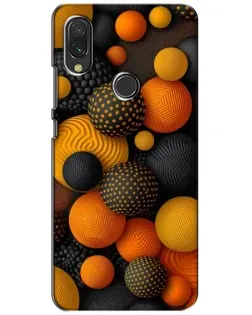 Чехол для Xiaomi Redmi 7 с картинкой «Объемные оранжевые сферы» Чехол для Xiaomi Redmi 7 с картинкой «Объемные оранжевые сферы»