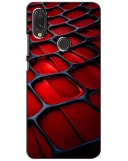 Чехол для Xiaomi Redmi 7 с картинкой «Красная глянцевая сетка» Чехол для Xiaomi Redmi 7 с картинкой «Красная глянцевая сетка»