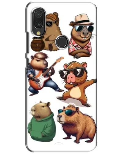 Чохол для Xiaomi Redmi 7 з картинкою «Круті капібари музиканти» Чохол для Xiaomi Redmi 7 з картинкою «Круті капібари музиканти»