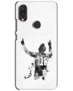 Чехол для Xiaomi Redmi 7 с картинкой «Черно-белый силуэт Месси» Чехол для Xiaomi Redmi 7 с картинкой «Черно-белый силуэт Месси»