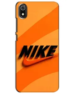 Чехол для Xiaomi Redmi 7A с картинкой «Оранжевый драйв Nike»