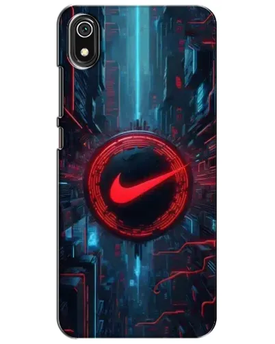 Чехол для Xiaomi Redmi 7A с картинкой «Техногенный стиль Nike»