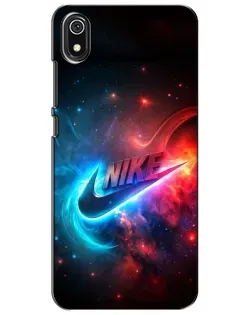 Чехол для Xiaomi Redmi 7A с картинкой «Огненный логотип Nike»