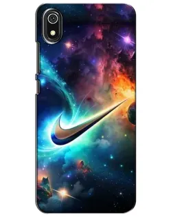 Чехол для Xiaomi Redmi 7A с картинкой «Космический Nike Swoosh»