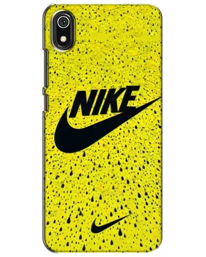 Чехол для Xiaomi Redmi 7A с картинкой «Желтый текстурный Nike»