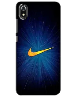Чехол для Xiaomi Redmi 7A с картинкой «Синий пульс Nike»