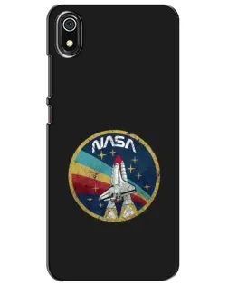 Чехол для Xiaomi Redmi 7A с картинкой «NASA — эмблема миссии»