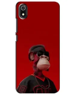 Чохол для Xiaomi Redmi 7A з картинкою «Bored Ape в червоному» Чохол для Xiaomi Redmi 7A з картинкою «Bored Ape в червоному»