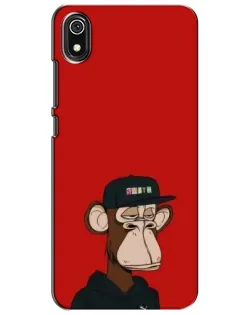 Чохол для Xiaomi Redmi 7A з картинкою «Bored Ape — червоний фон» Чохол для Xiaomi Redmi 7A з картинкою «Bored Ape — червоний фон»