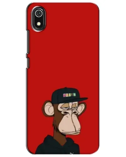 Чехол для Xiaomi Redmi 7A с картинкой «Bored Ape — красный фон» Чехол для Xiaomi Redmi 7A с картинкой «Bored Ape — красный фон»