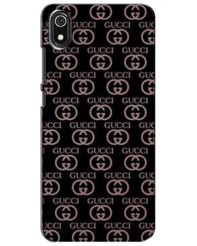 Чехол для Xiaomi Redmi 7A с картинкой «Классическая монограмма Gucci»