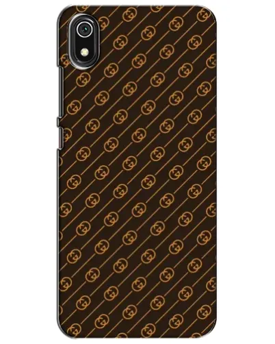 Чехол для Xiaomi Redmi 7A с картинкой «Gucci — золотые диагонали»