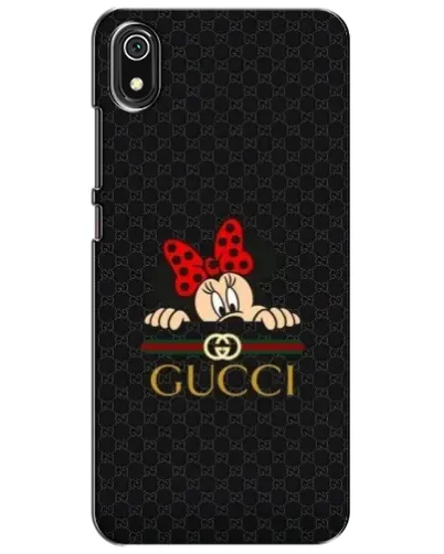 Чехол для Xiaomi Redmi 7A с картинкой «Минни Маус Gucci — черный»