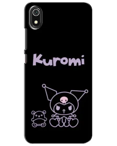 Чехол для Xiaomi Redmi 7A с картинкой «Kuromi — черный минимализм»