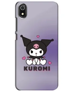 Чехол для Xiaomi Redmi 7A с картинкой «Kuromi — фиолетовый арт»