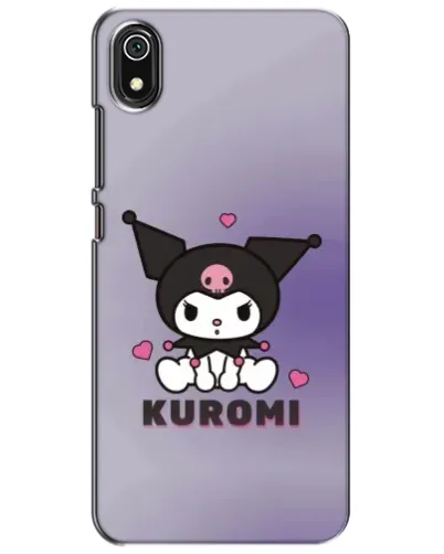 Чехол для Xiaomi Redmi 7A с картинкой «Kuromi — фиолетовый арт»