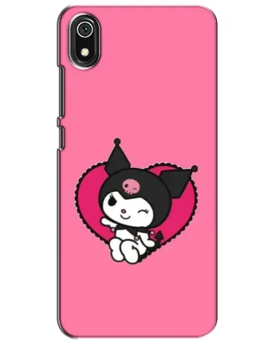 Чехол для Xiaomi Redmi 7A с картинкой «Kuromi — любовь в сердце»