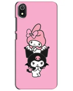 Чехол для Xiaomi Redmi 7A с картинкой «My Melody и Kuromi»