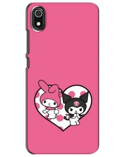 Чехол для Xiaomi Redmi 7A с картинкой «Kuromi и My Melody»