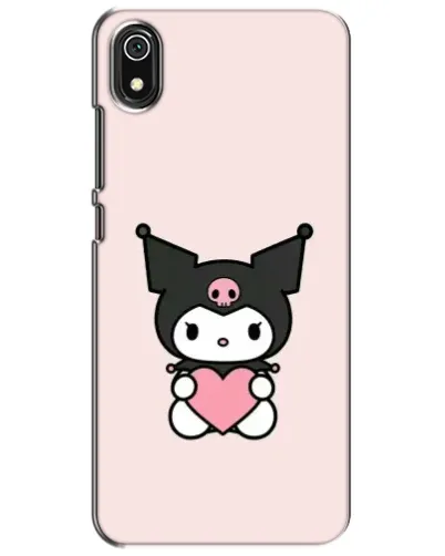 Чехол для Xiaomi Redmi 7A с картинкой «Kuromi и сердце»