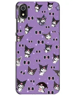 Чехол для Xiaomi Redmi 7A с картинкой «Kuromi — паттерн»