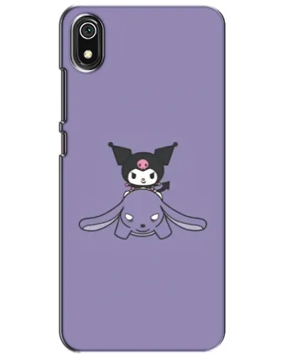 Чехол для Xiaomi Redmi 7A с картинкой «Kuromi на лиловом фоне»