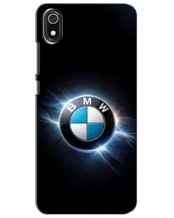 Чохол для Xiaomi Redmi 7A з картинкою «BMW — неонове сяйво»