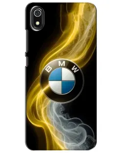 Чехол для Xiaomi Redmi 7A с картинкой «Золотистый дым BMW»