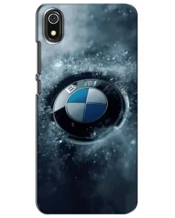 Чехол для Xiaomi Redmi 7A с картинкой «Логотип BMW — лед»