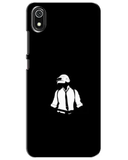 Чехол для Xiaomi Redmi 7A с картинкой «PUBG — белый шлем»