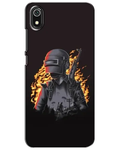 Чехол для Xiaomi Redmi 7A с картинкой «PUBG — огненный силуэт» Чехол для Xiaomi Redmi 7A с картинкой «PUBG — огненный силуэт»