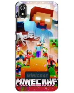 Чохол для Xiaomi Redmi 7A з картинкою «Minecraft герої гри» Чохол для Xiaomi Redmi 7A з картинкою «Minecraft герої гри»