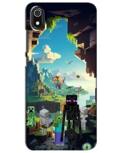 Чохол для Xiaomi Redmi 7A з картинкою «Ендермен у лісі» Чохол для Xiaomi Redmi 7A з картинкою «Ендермен у лісі»