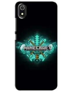 Чохол для Xiaomi Redmi 7A з картинкою «Minecraft Diamond лого» Чохол для Xiaomi Redmi 7A з картинкою «Minecraft Diamond лого»